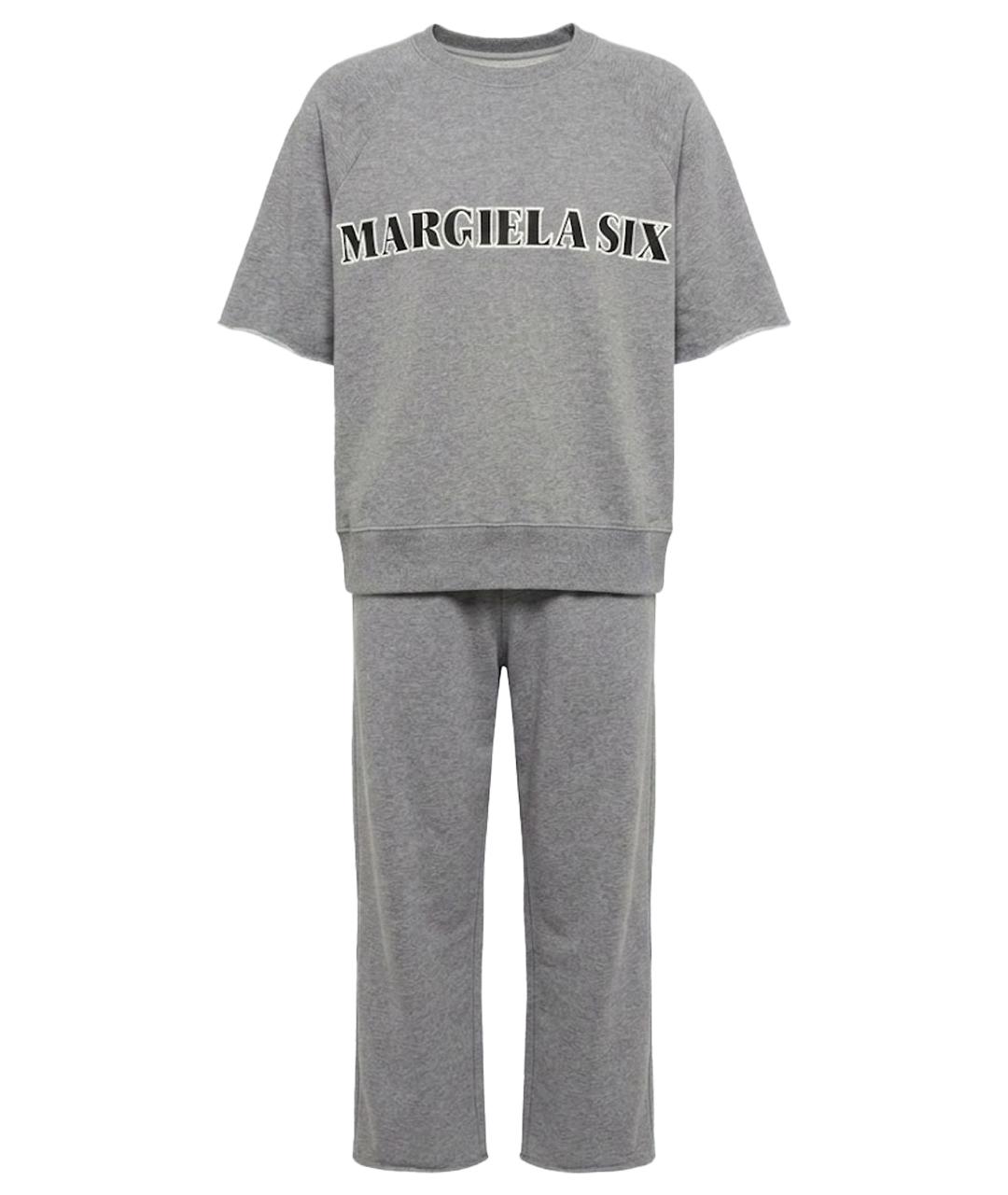 MM6 MAISON MARGIELA Серый хлопковый спортивные костюмы, фото 1