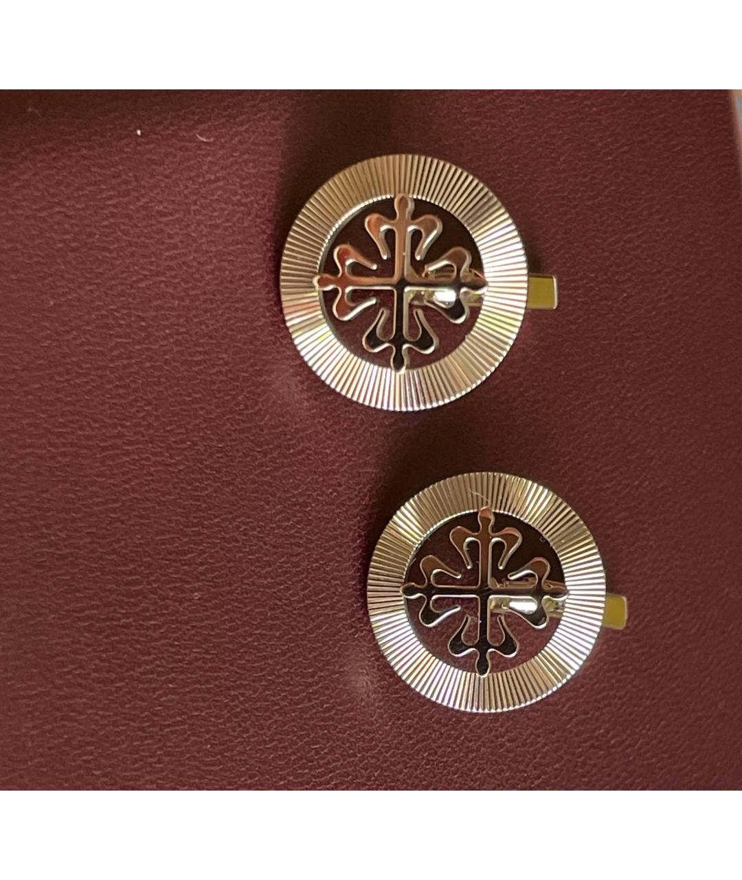 PATEK PHILIPPE Серебряные запонки из белого золота, фото 4