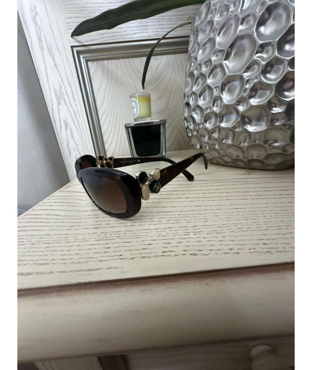CHANEL Солнцезащитные очки из рога буйвола, фото 3