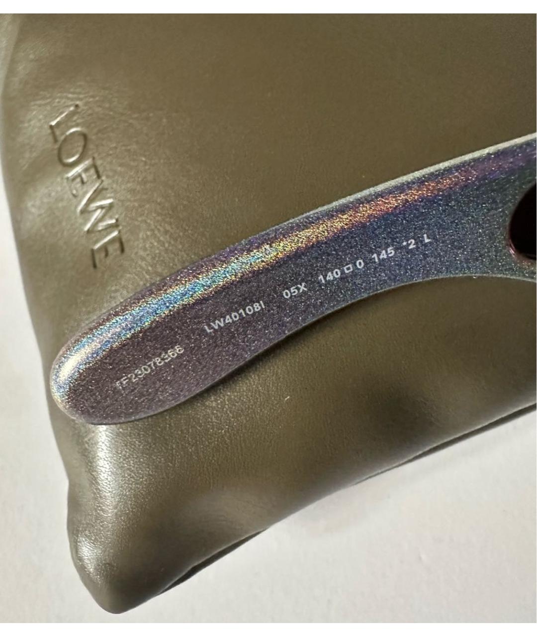 LOEWE Серые пластиковые солнцезащитные очки, фото 7