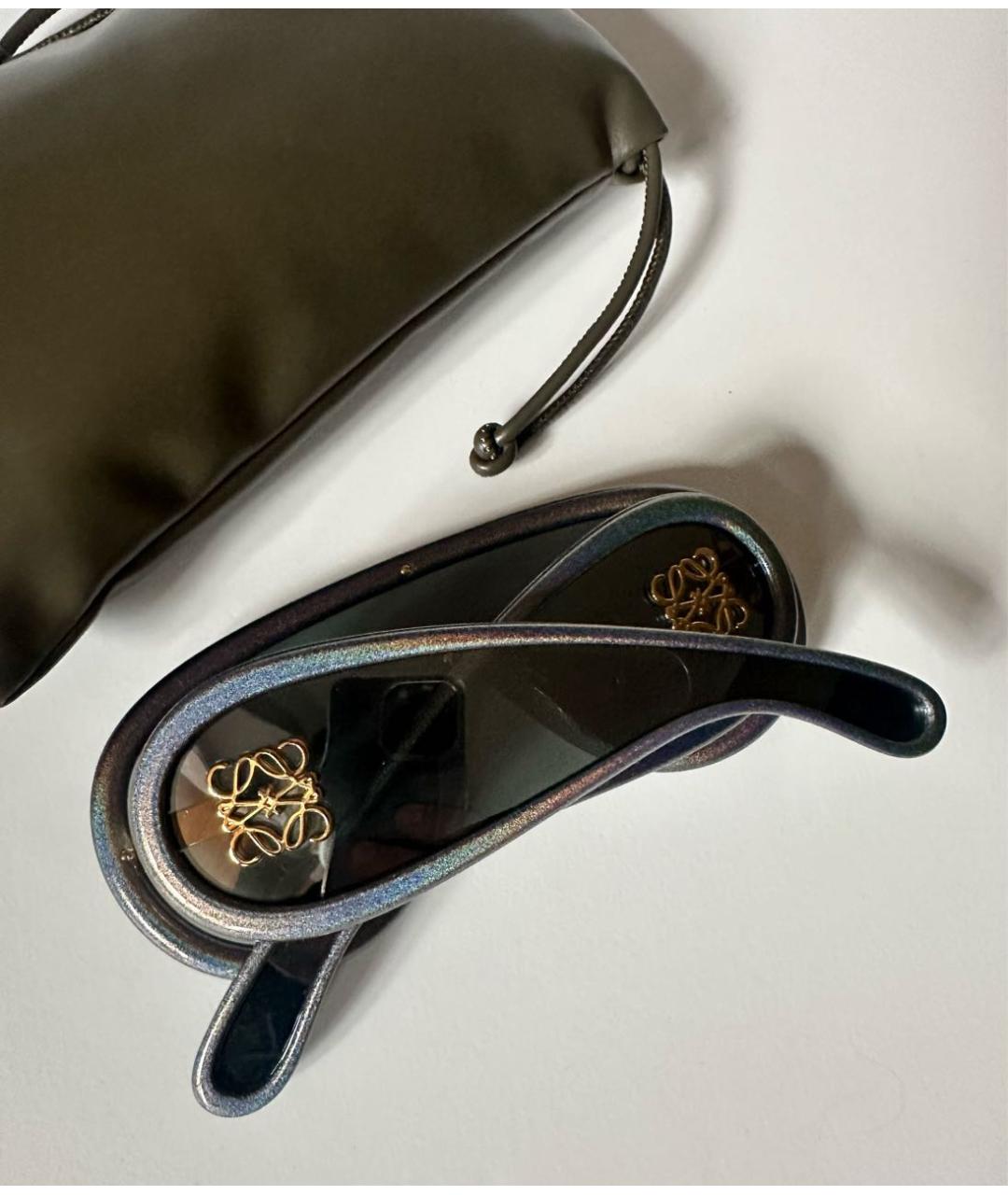 LOEWE Серые пластиковые солнцезащитные очки, фото 8