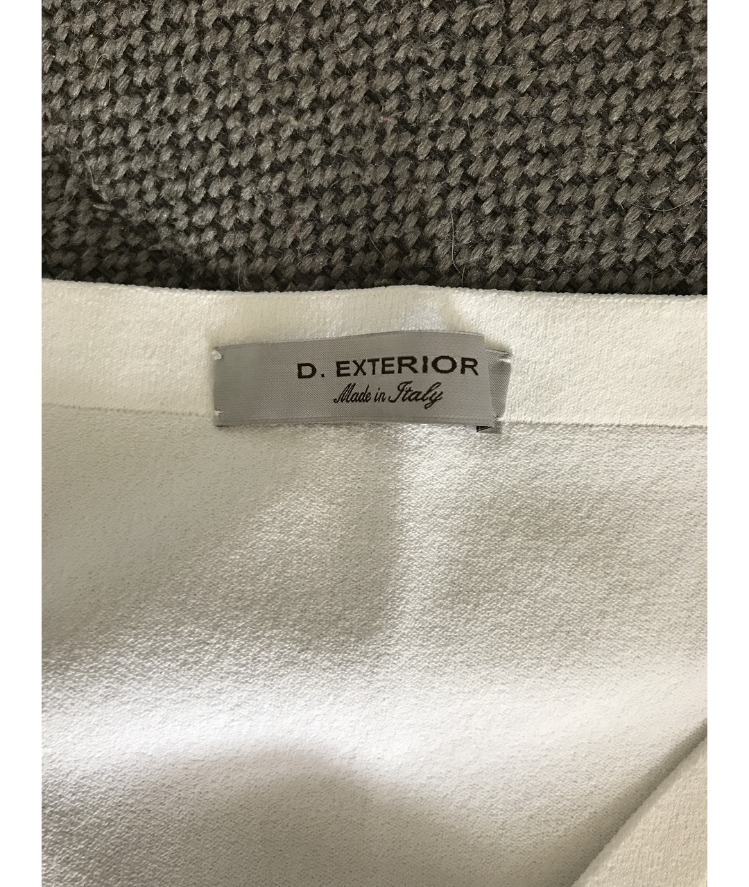 D.EXTERIOR Белое вискозное повседневное платье, фото 3