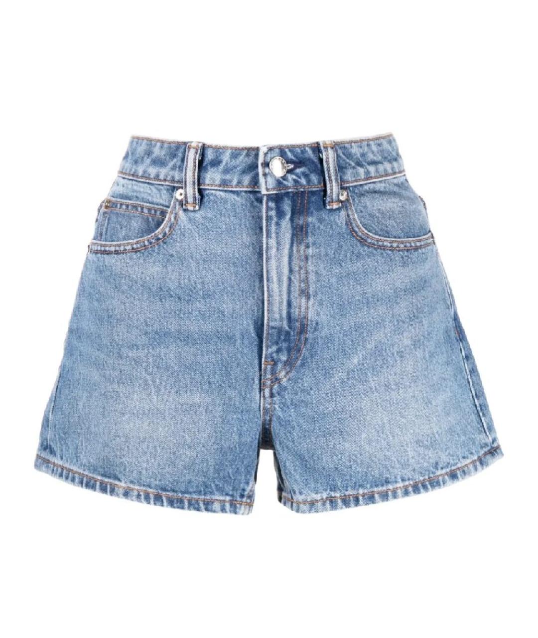 ALEXANDER WANG Синие хлопковые шорты, фото 1
