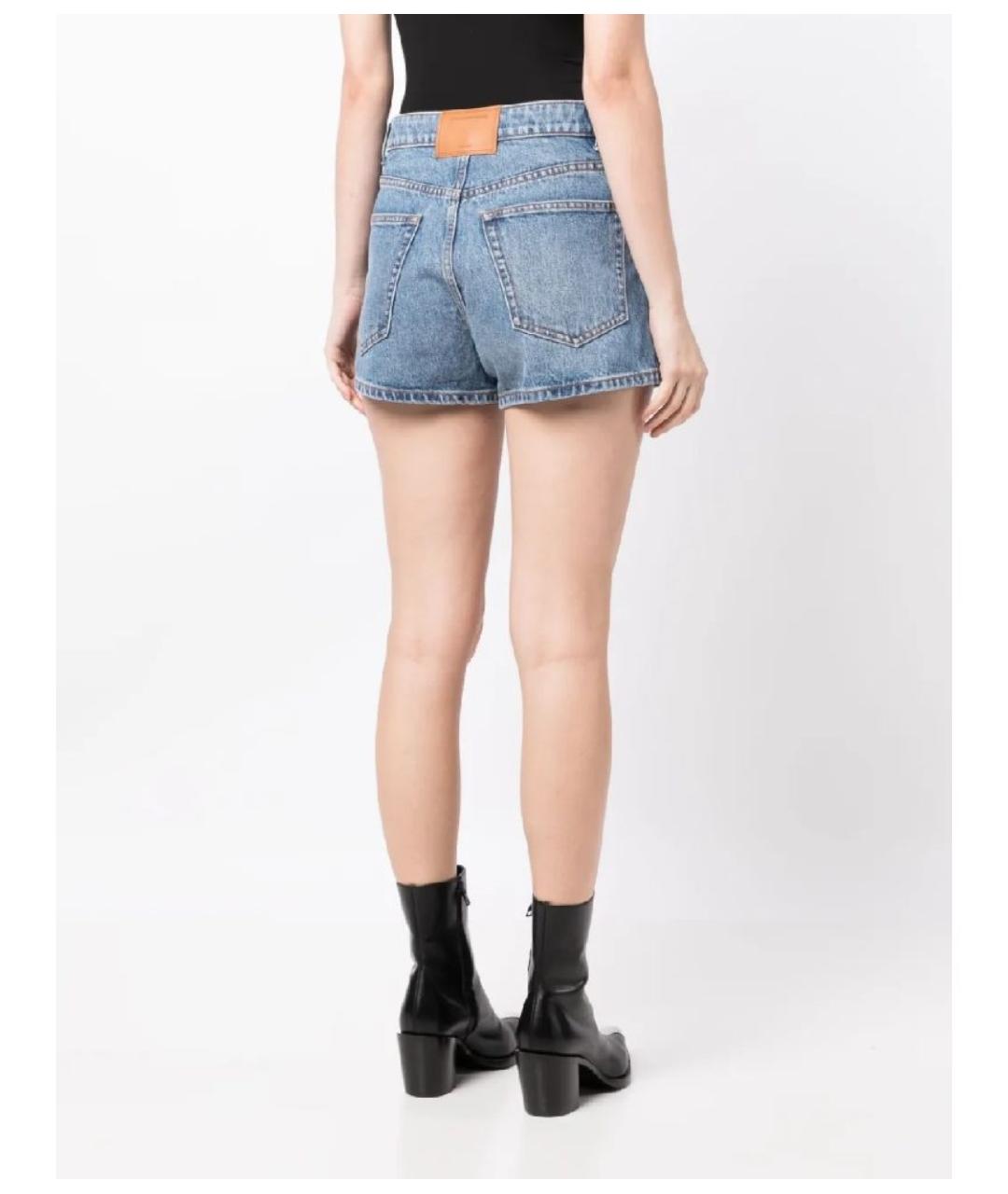 ALEXANDER WANG Синие хлопковые шорты, фото 6