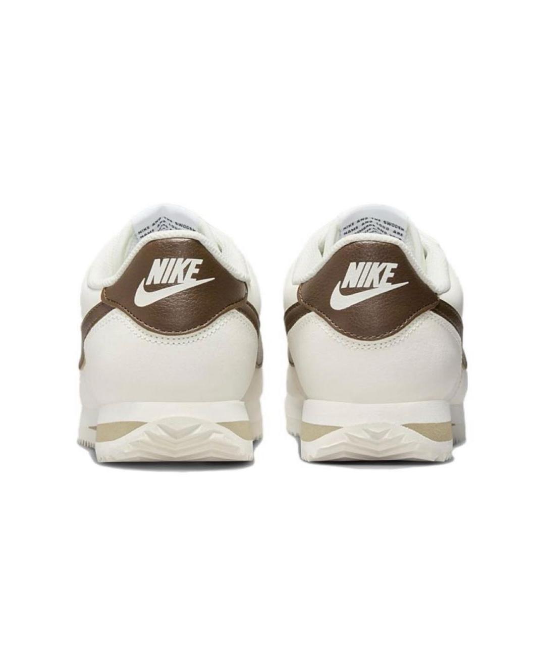 NIKE Белые кожаные кроссовки, фото 3