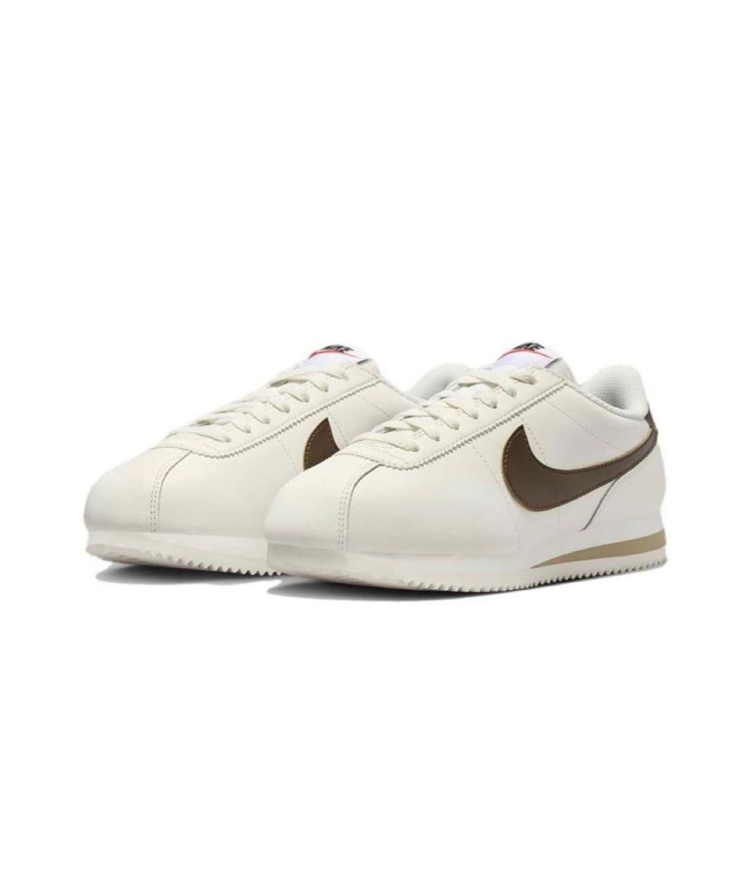 NIKE Белые кожаные кроссовки, фото 2
