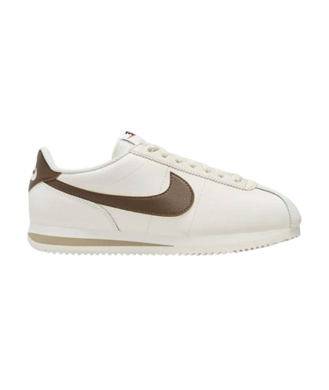 NIKE Белые кожаные кроссовки, фото 1