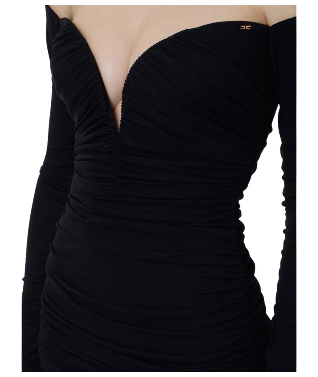 ELISABETTA FRANCHI Черное платье, фото 2
