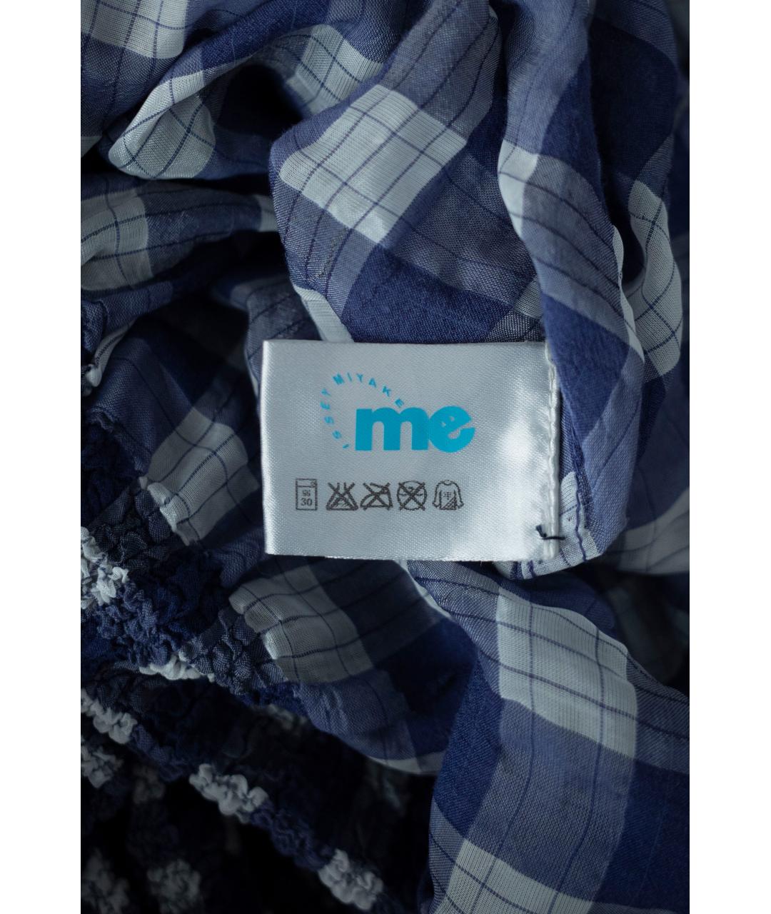 ISSEY MIYAKE Фиолетовое синтетическое повседневное платье, фото 6