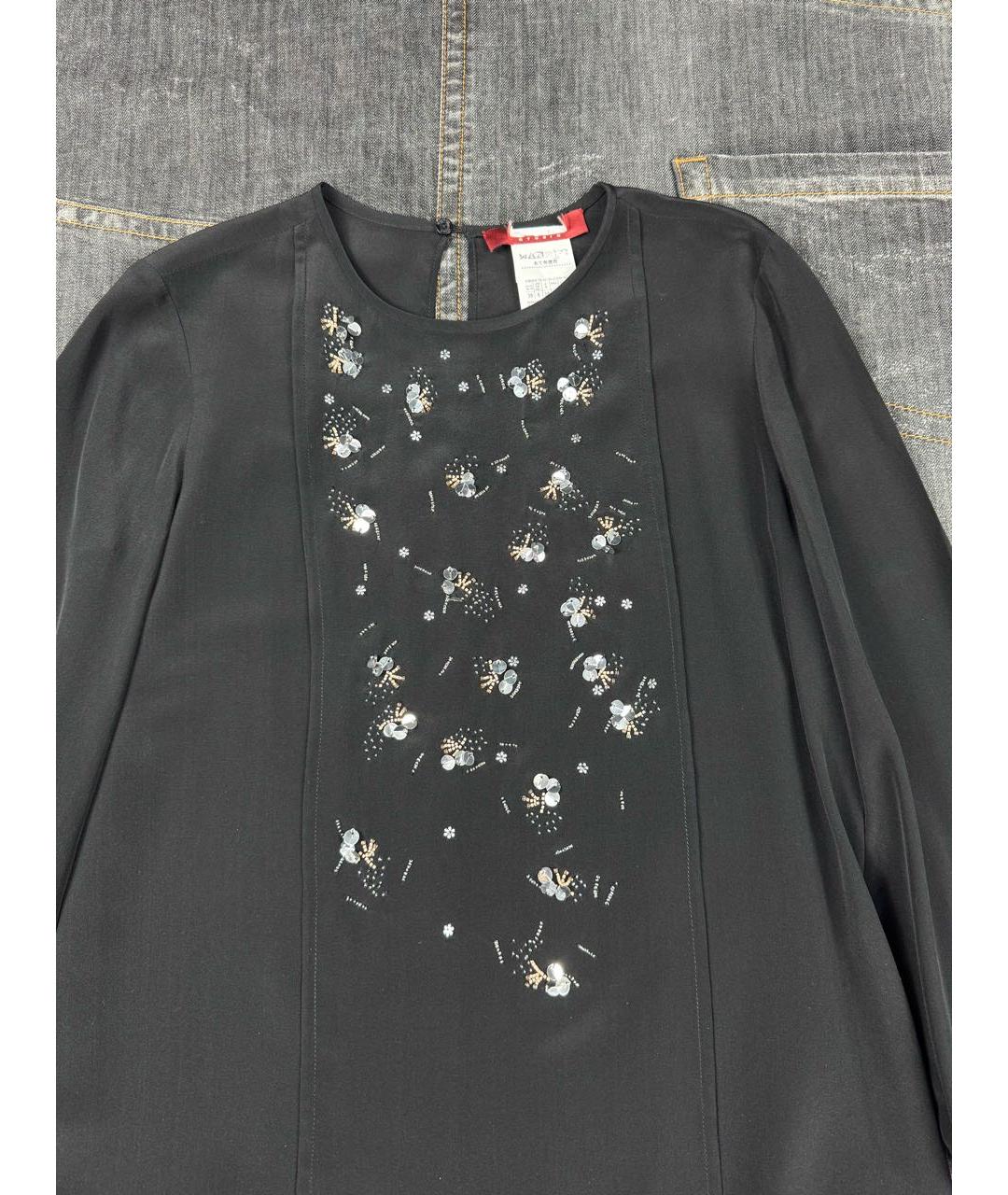 MAX MARA STUDIO Мульти шелковая блузы, фото 3