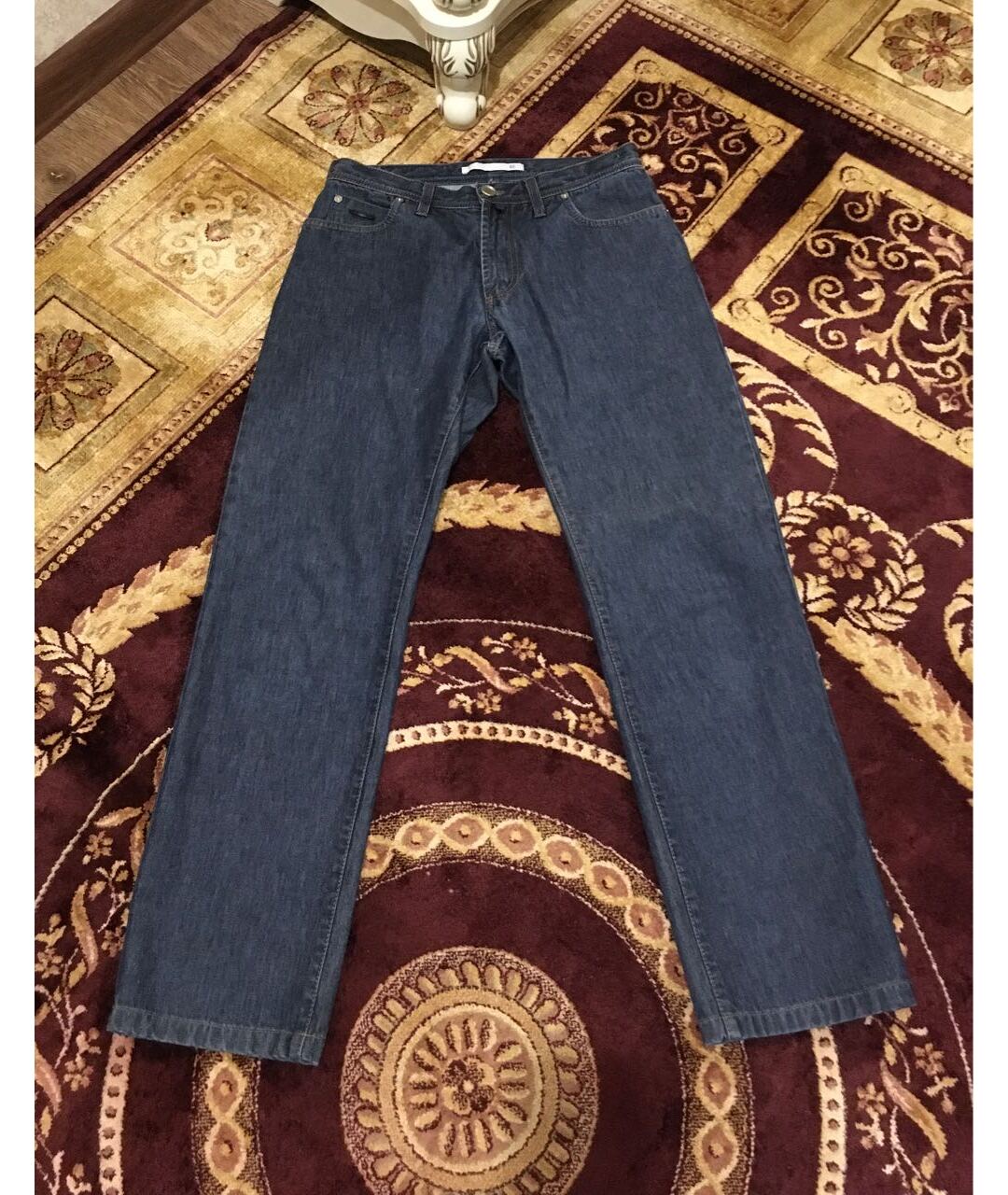 BILANCIONI Хлопковые прямые джинсы, фото 9