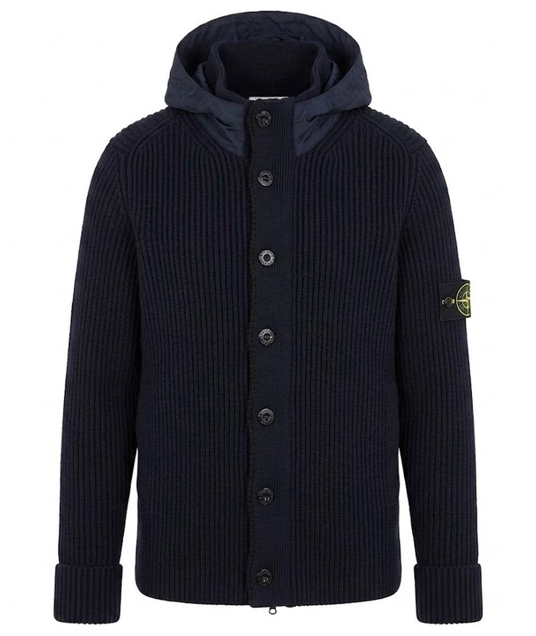 STONE ISLAND Темно-синий джемпер / свитер, фото 1