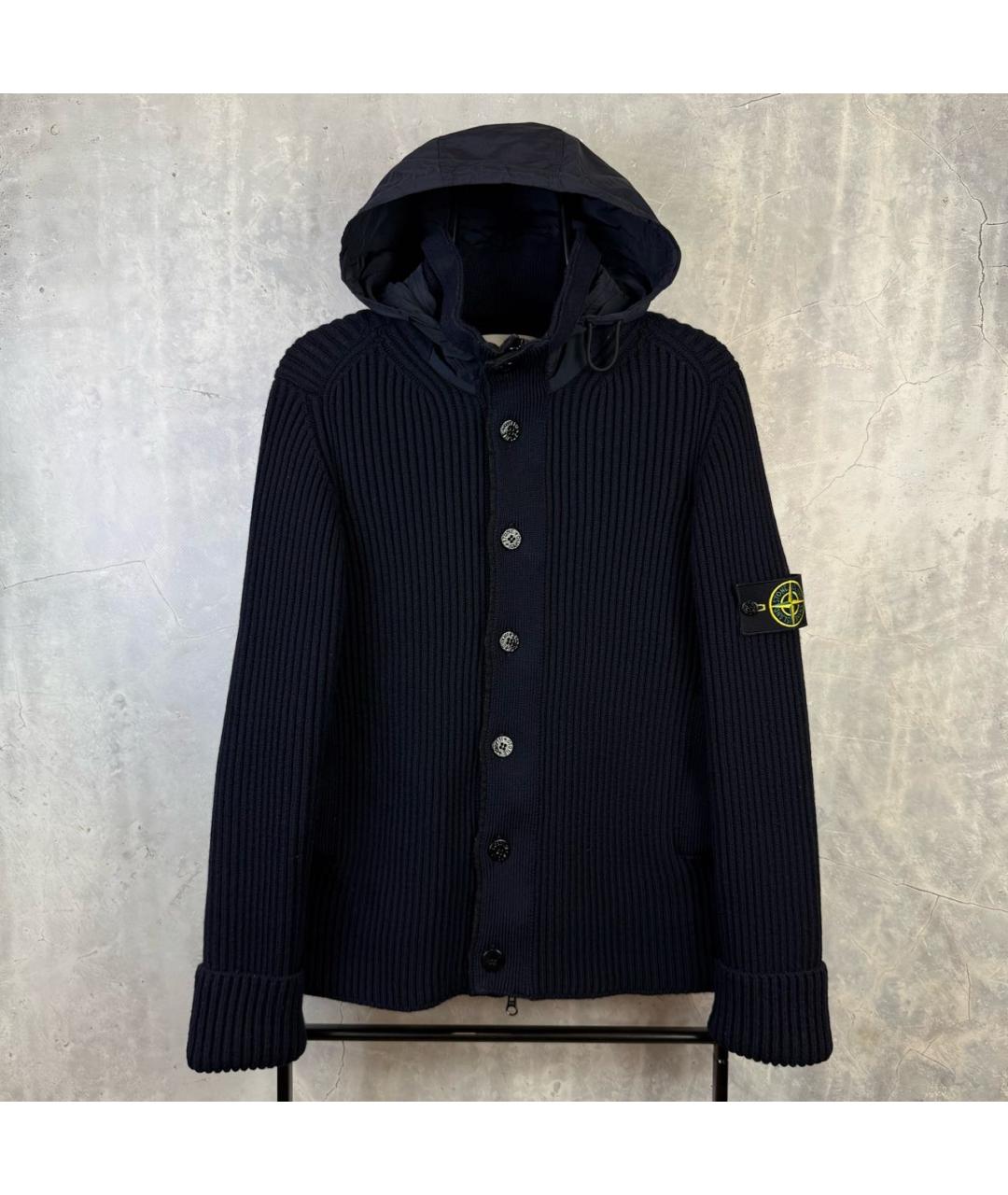 STONE ISLAND Темно-синий джемпер / свитер, фото 9