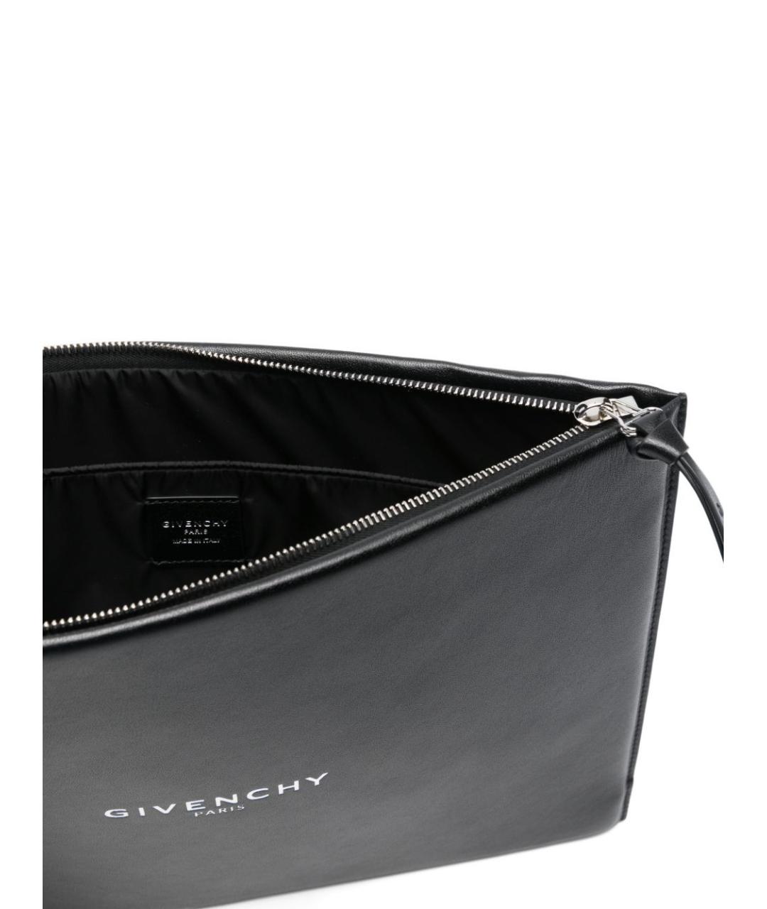 GIVENCHY Черная кожаная папка для документов, фото 4