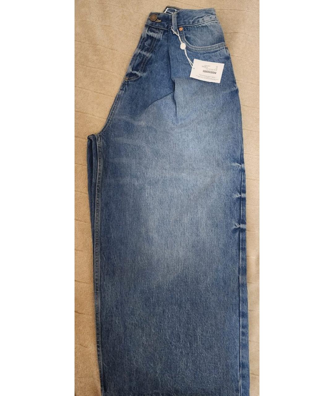 RAEY Синие хлопковые джинсы клеш, фото 9