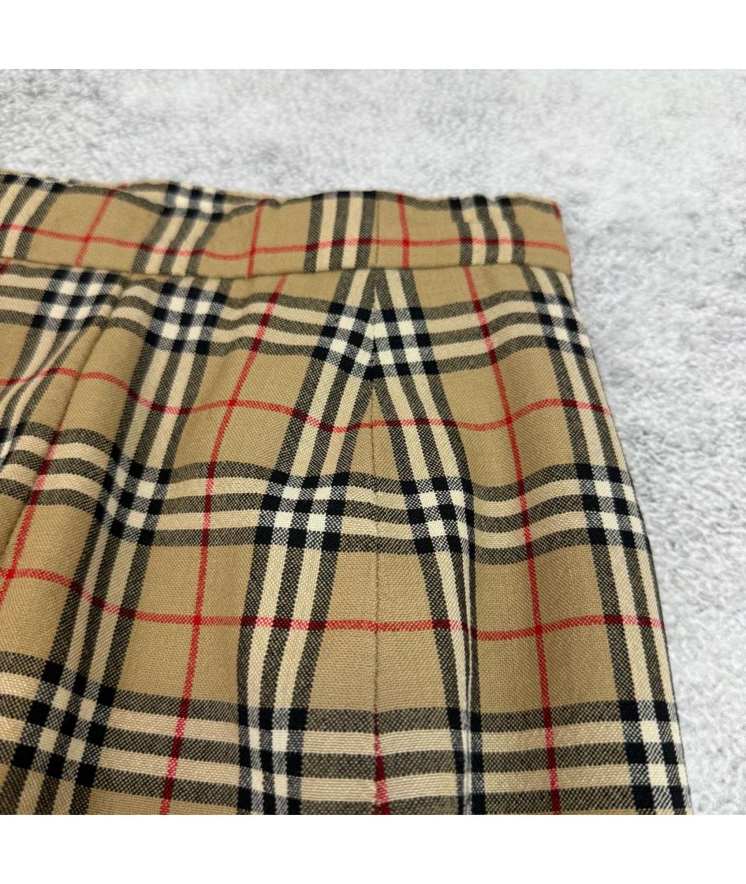 BURBERRY Бежевая юбка макси, фото 4