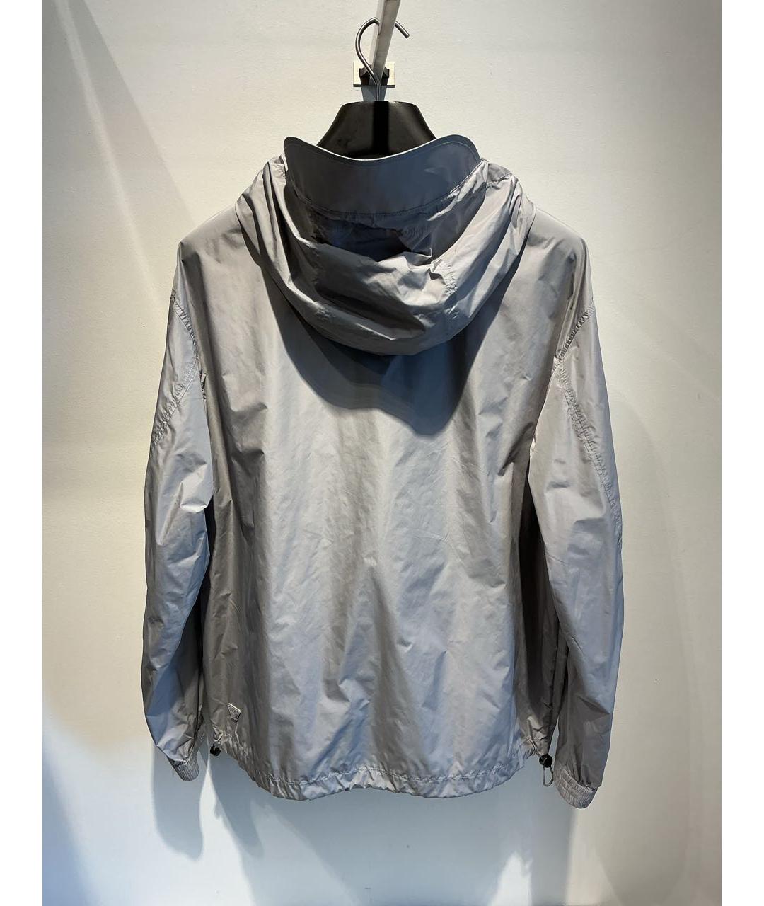 EMPORIO ARMANI Серая полиэстеровая куртка, фото 3