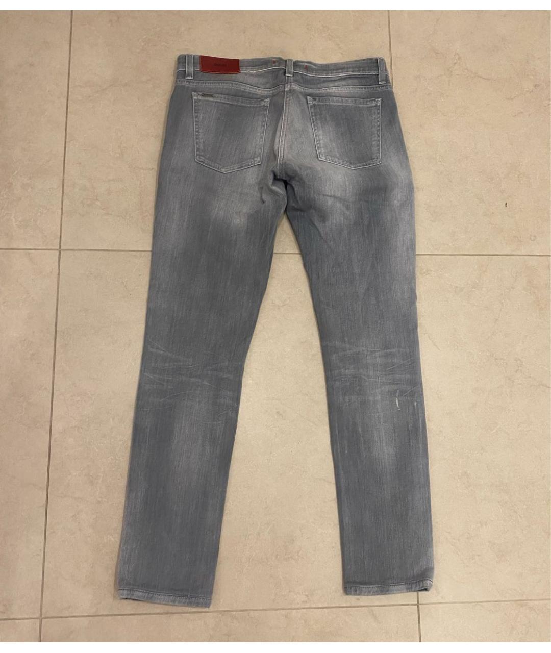 HUGO BOSS Серые прямые джинсы, фото 2