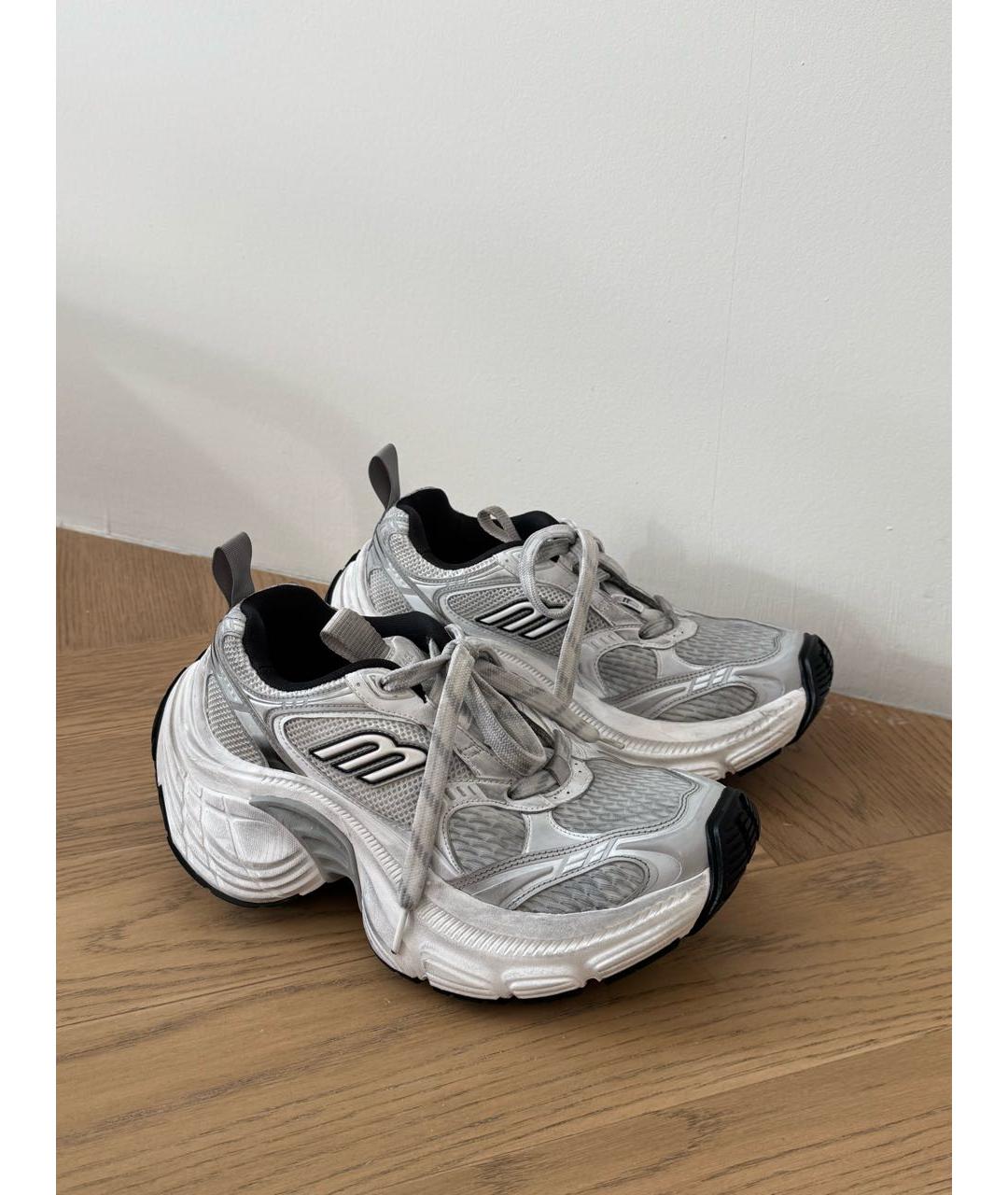 BALENCIAGA Белые кроссовки, фото 5