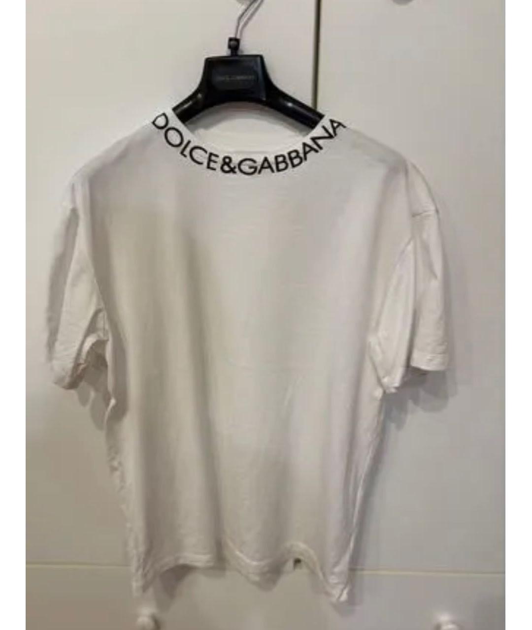 DOLCE&GABBANA Белая футболка, фото 5