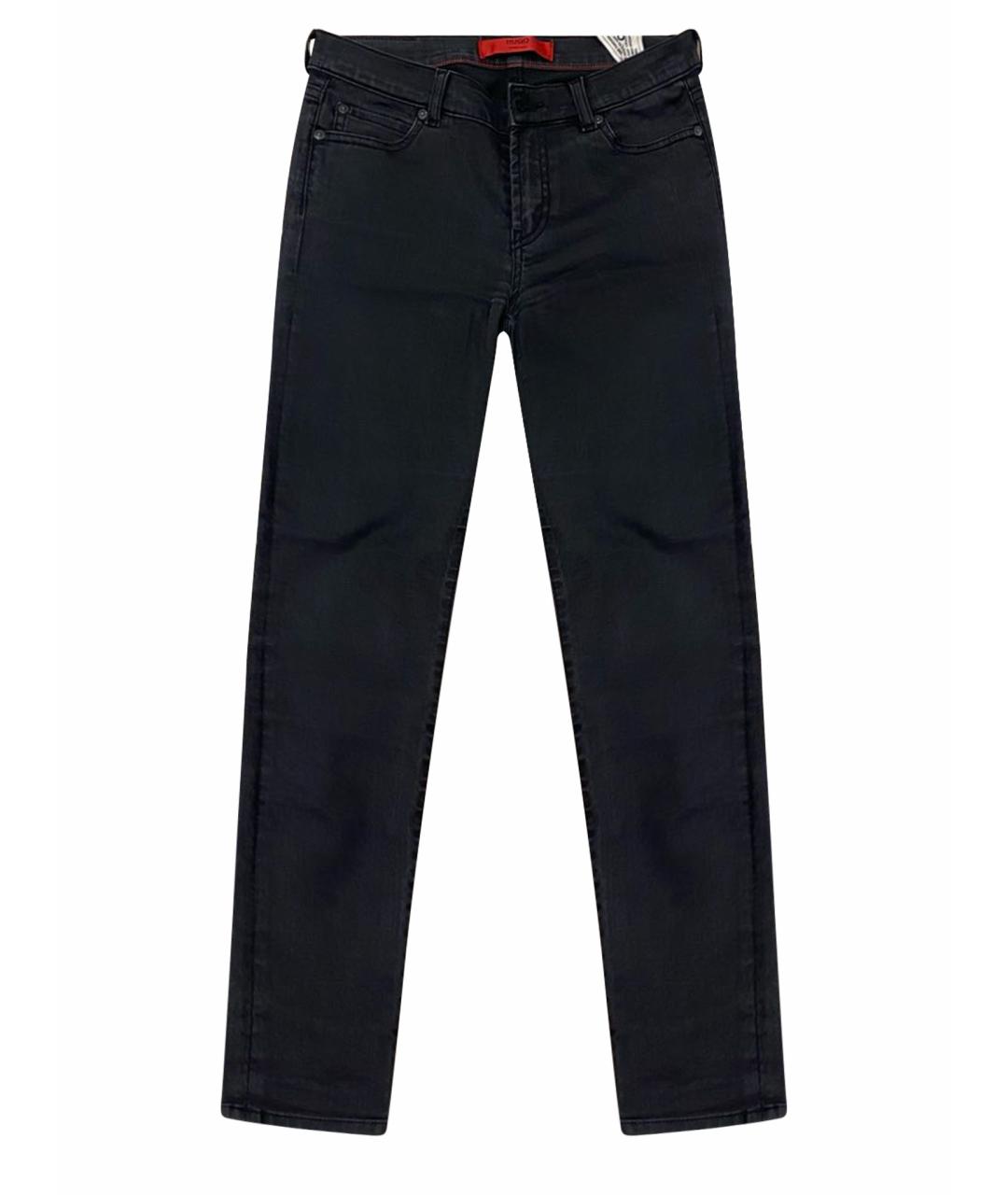 HUGO BOSS Черные джинсы слим, фото 1