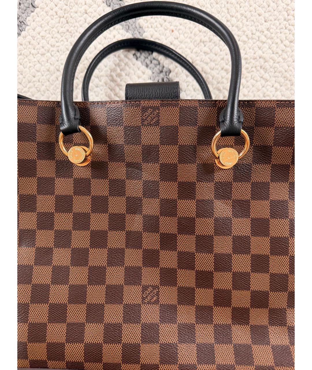 LOUIS VUITTON Коричневая сумка тоут, фото 2