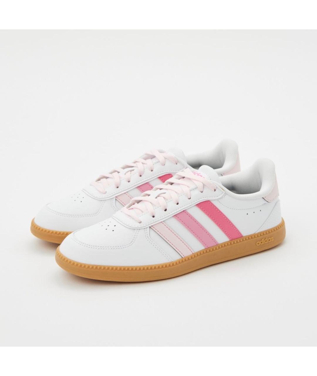 ADIDAS Белые кожаные кроссовки, фото 4