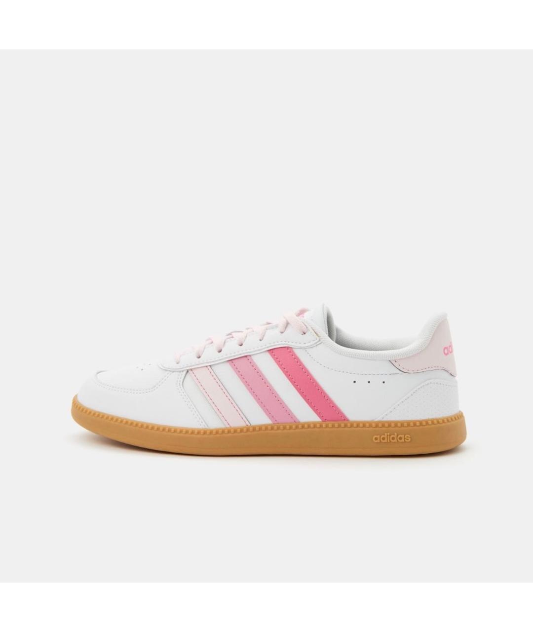 ADIDAS Белые кожаные кроссовки, фото 5