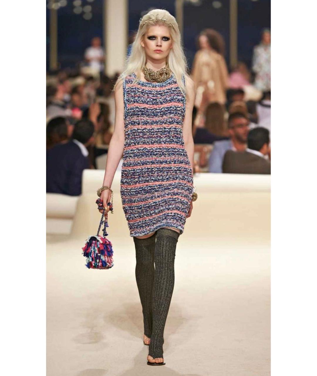 CHANEL Мульти повседневное платье, фото 7