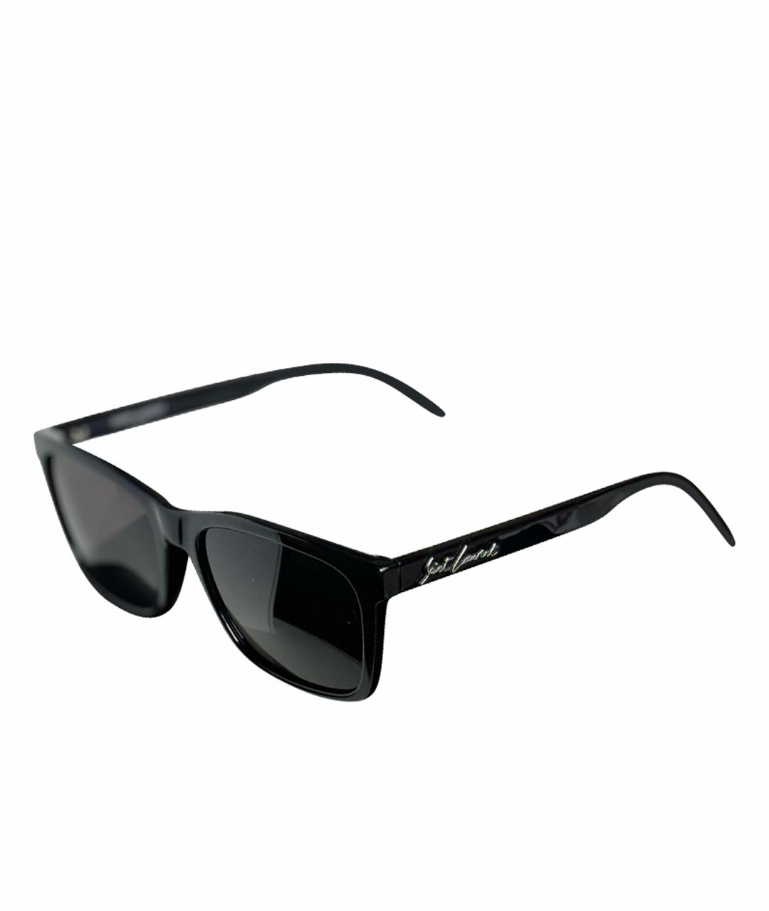 SAINT LAURENT Черные пластиковые солнцезащитные очки, фото 1