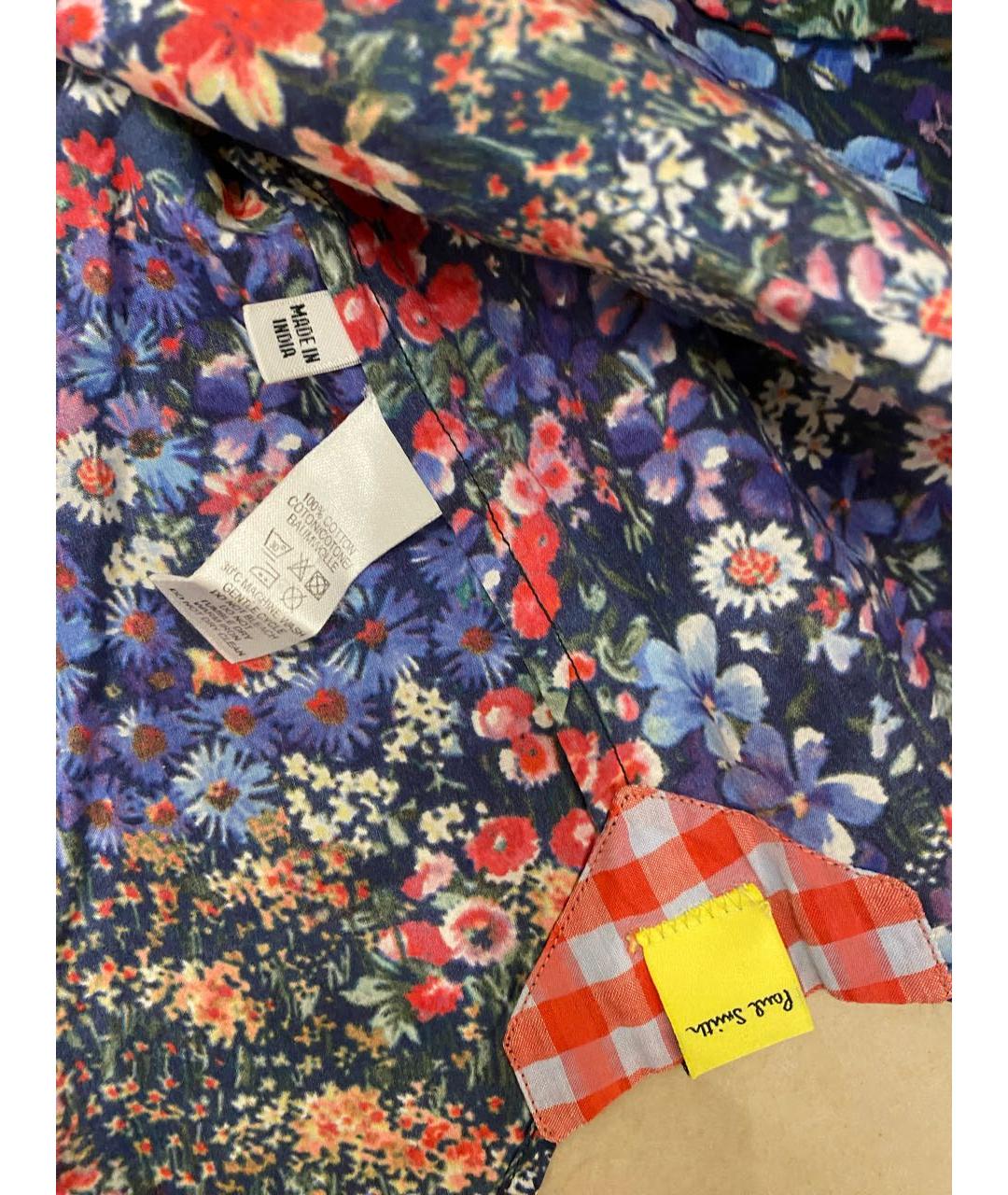 PAUL SMITH Мульти хлопковая рубашка, фото 4