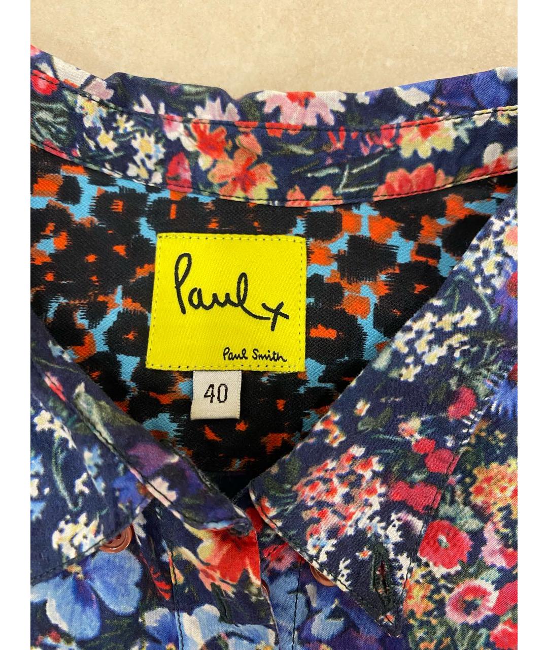 PAUL SMITH Мульти хлопковая рубашка, фото 3