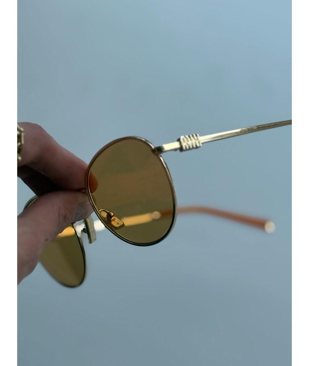 MIU MIU Металлические солнцезащитные очки, фото 6