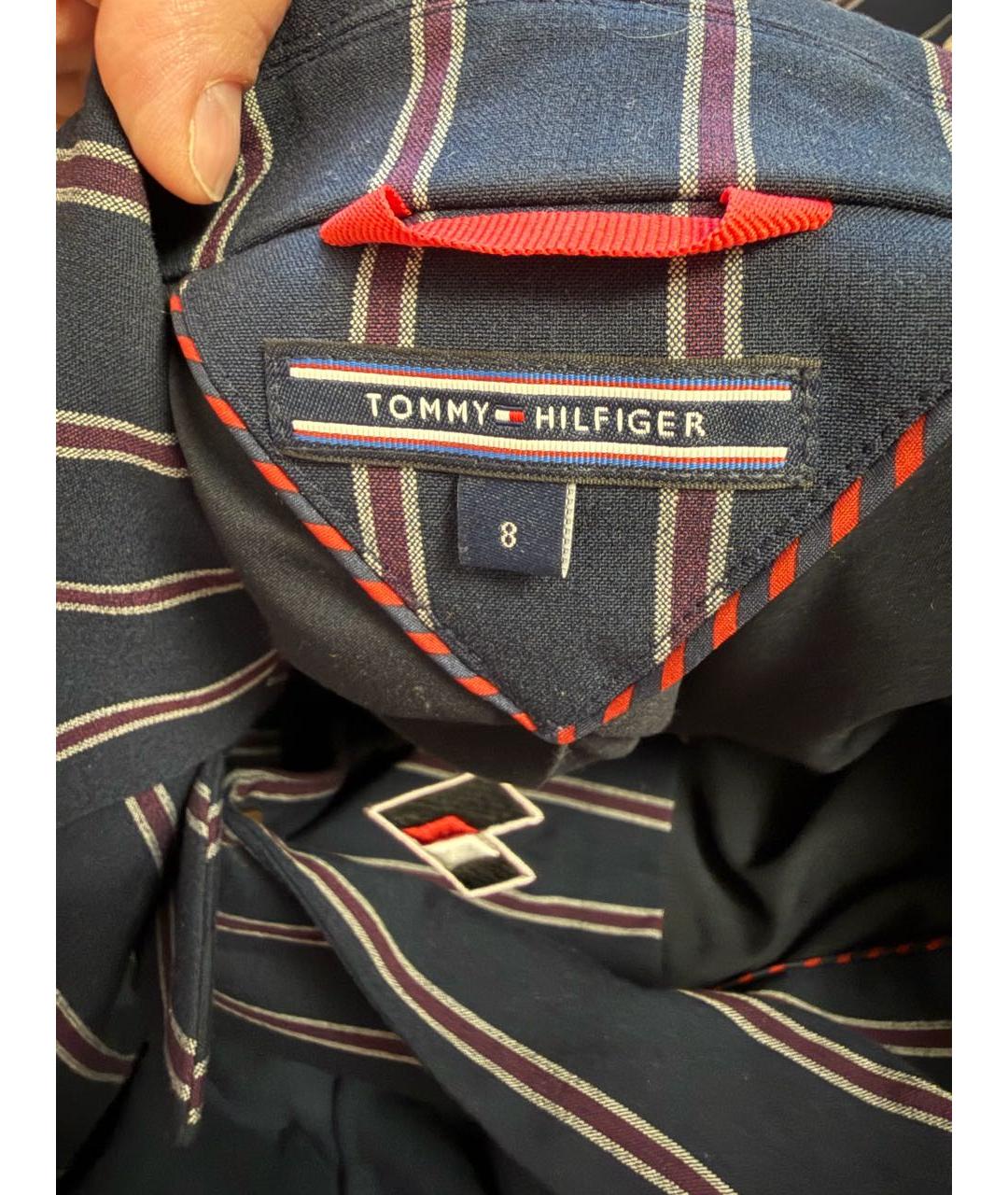 TOMMY HILFIGER Синий полиэстеровый костюм с брюками, фото 3