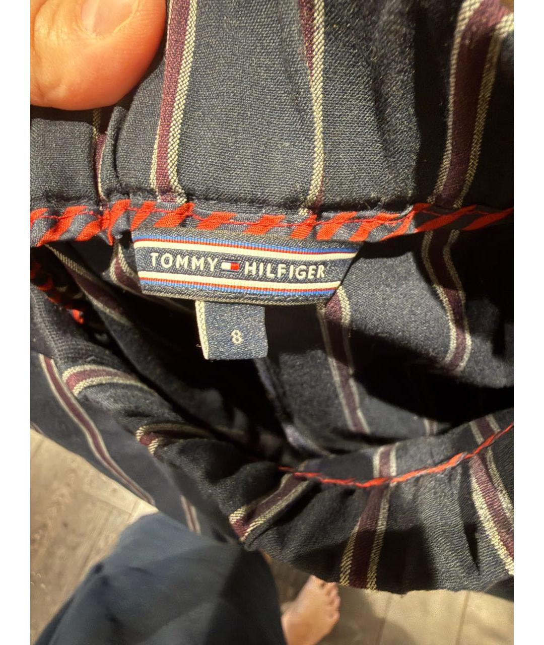 TOMMY HILFIGER Синий полиэстеровый костюм с брюками, фото 7