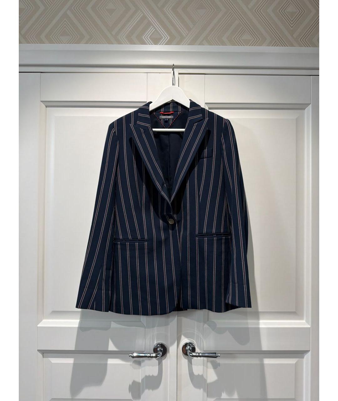 TOMMY HILFIGER Синий полиэстеровый костюм с брюками, фото 8