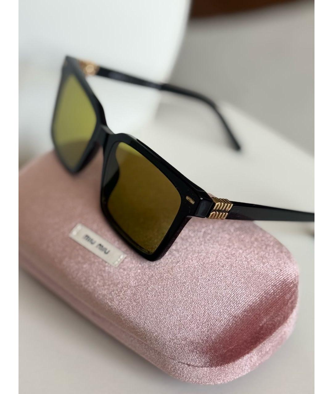 MIU MIU Пластиковые солнцезащитные очки, фото 6
