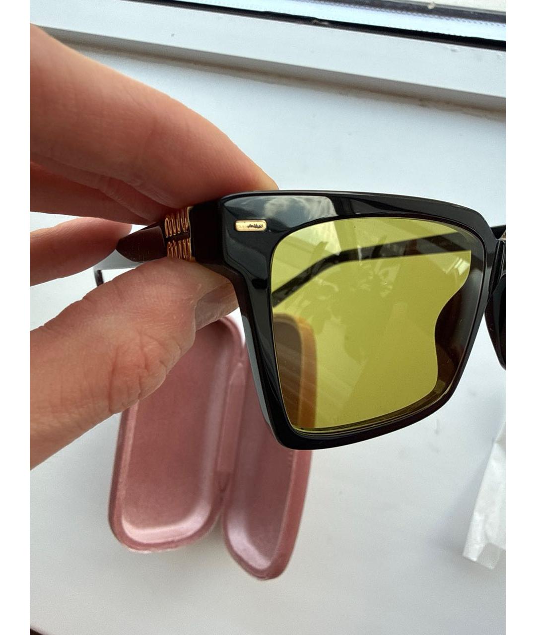 MIU MIU Пластиковые солнцезащитные очки, фото 4