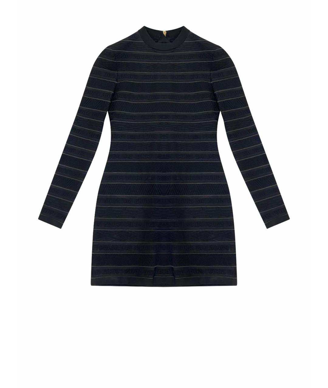 BALMAIN Черное коктейльное платье, фото 1