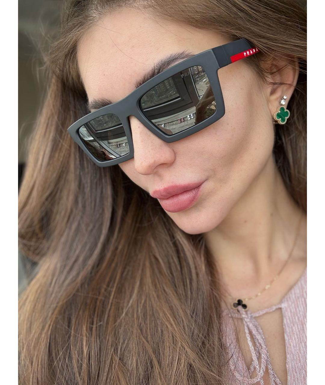 PRADA Пластиковые солнцезащитные очки, фото 5