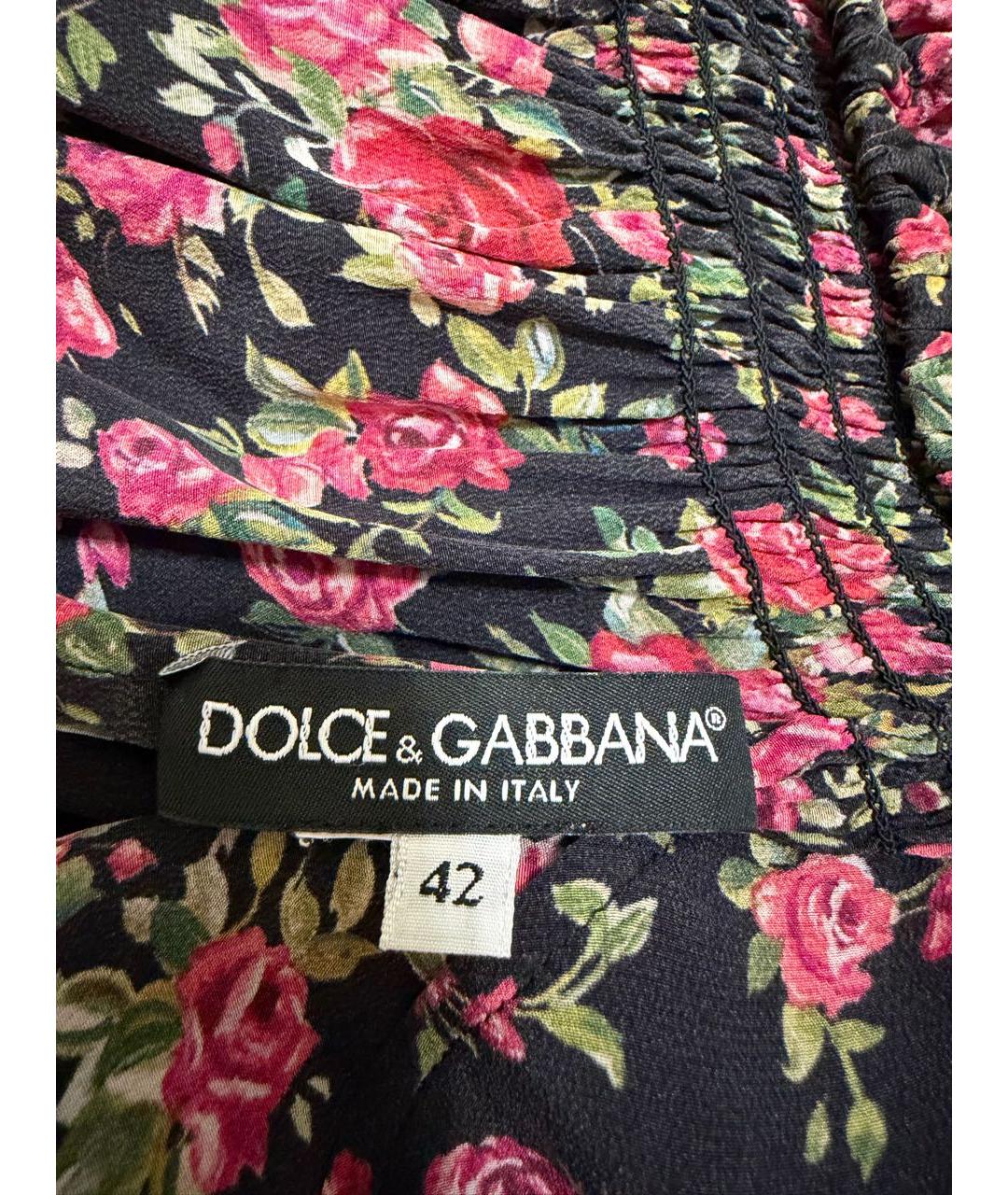 DOLCE&GABBANA Вискозное повседневное платье, фото 3