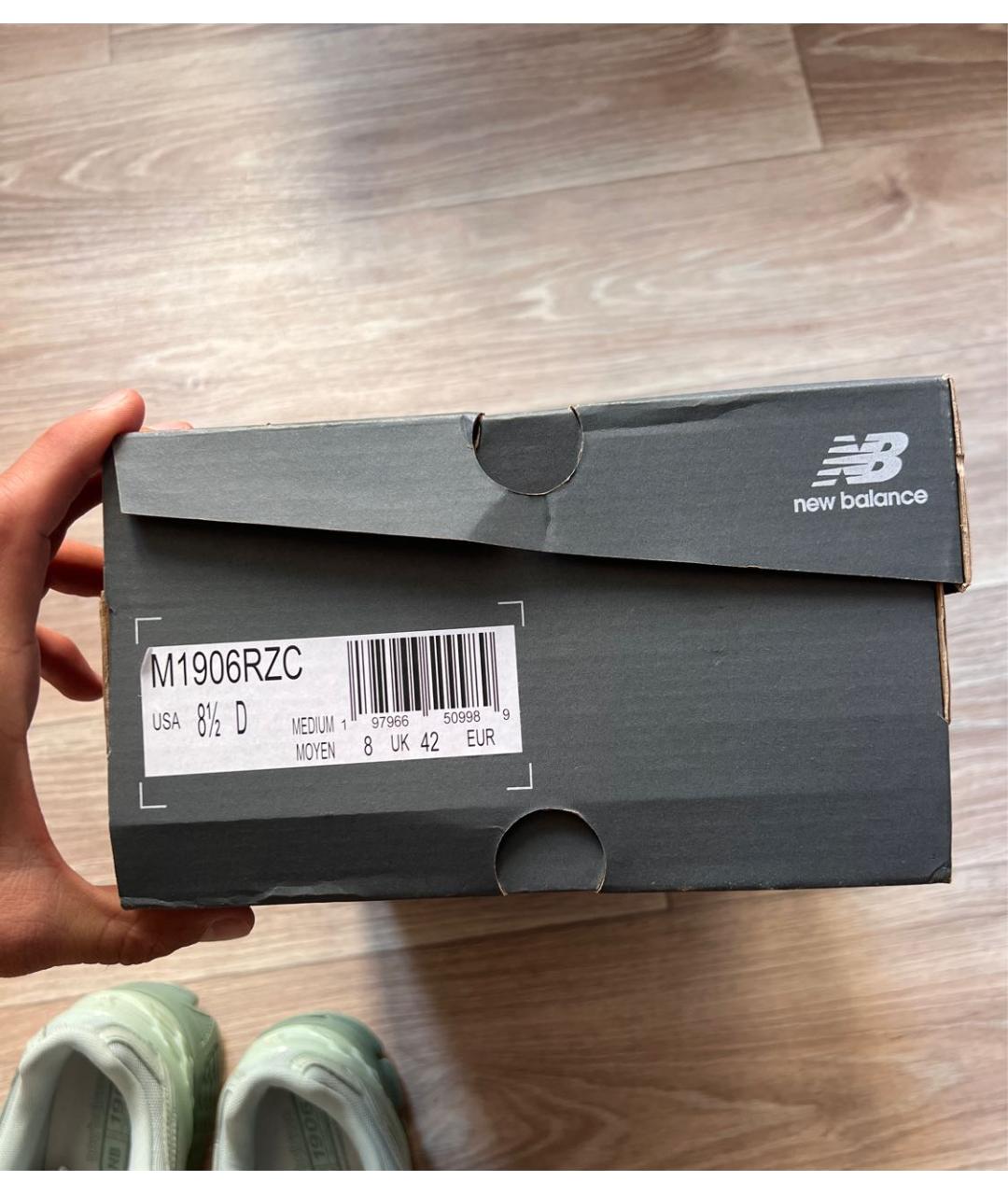 NEW BALANCE Бирюзовые низкие кроссовки / кеды, фото 5