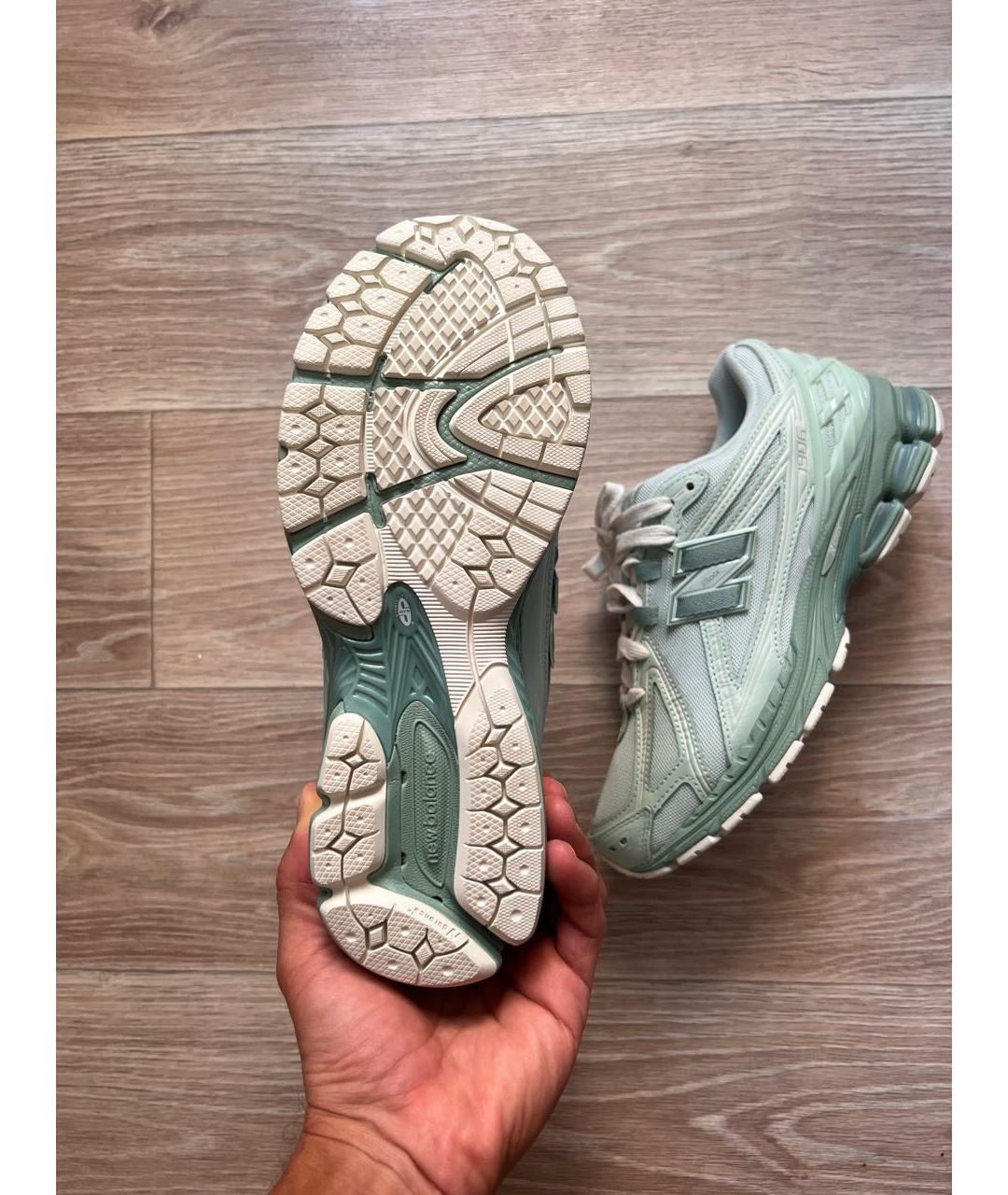 NEW BALANCE Бирюзовые низкие кроссовки / кеды, фото 3