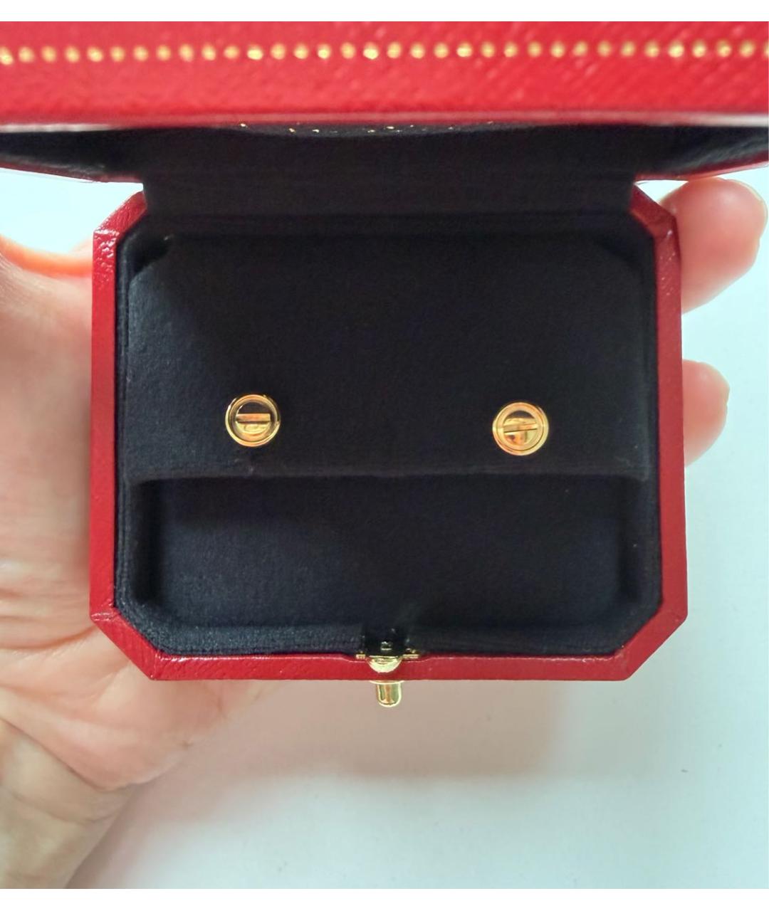 CARTIER Золотые серьги из желтого золота, фото 4
