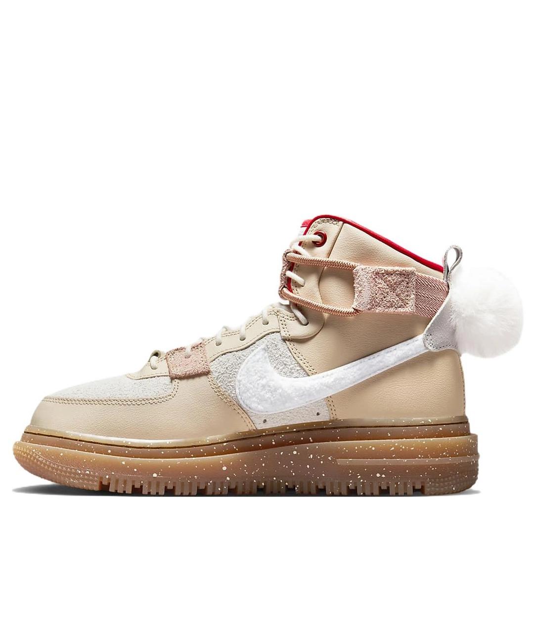 NIKE Бежевые кожаные кеды, фото 2