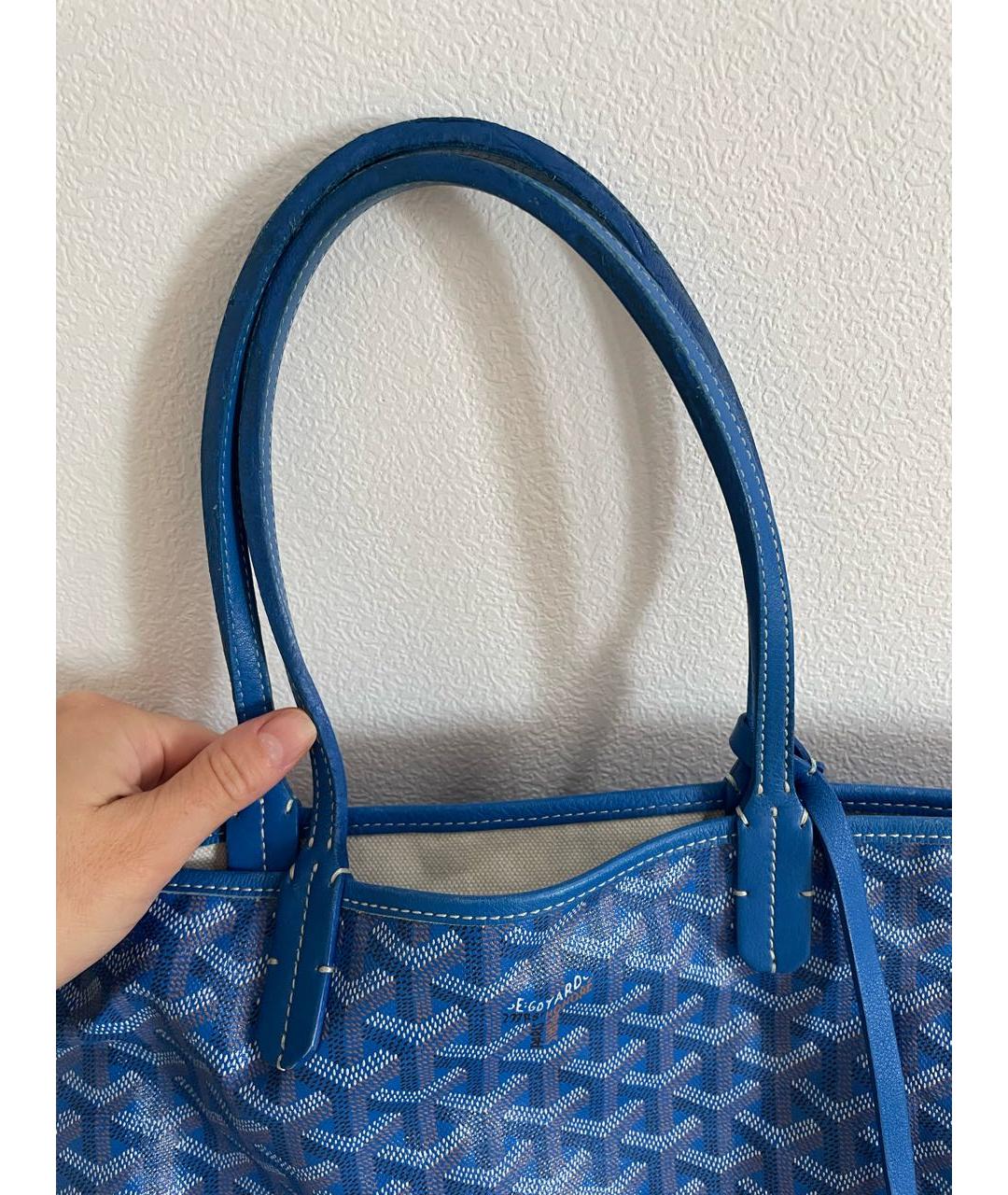 GOYARD Синяя сумка тоут, фото 3