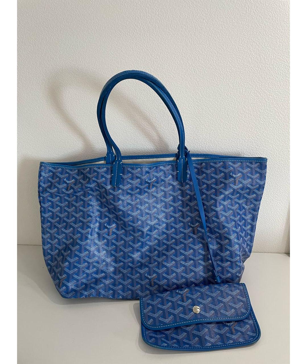 GOYARD Синяя сумка тоут, фото 2
