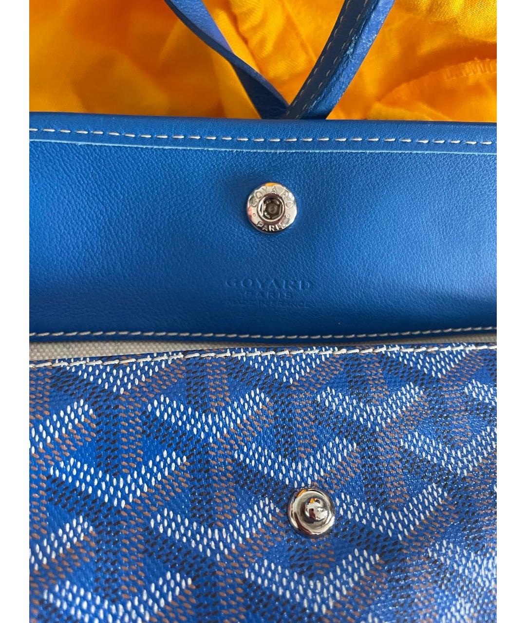 GOYARD Синяя сумка тоут, фото 7