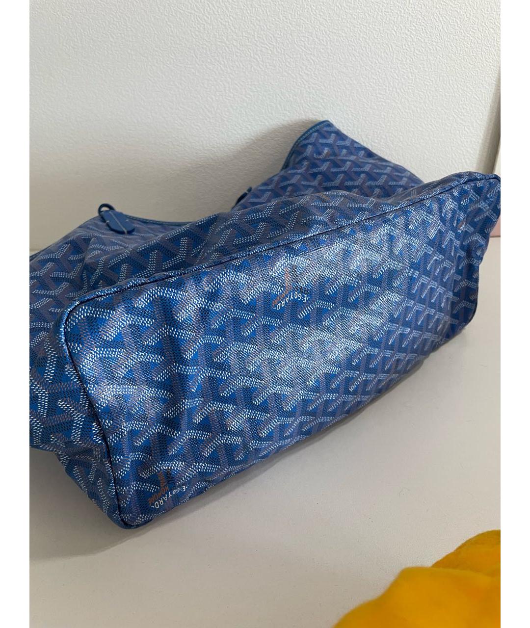 GOYARD Синяя сумка тоут, фото 6