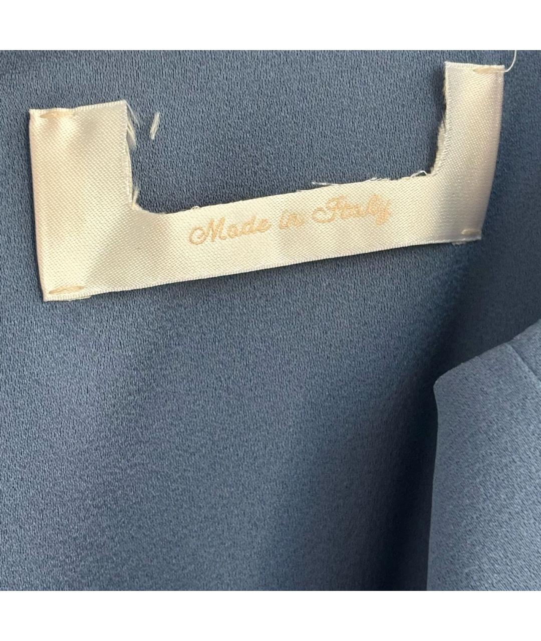 MAX MARA Голубое ацетатное вечернее платье, фото 7